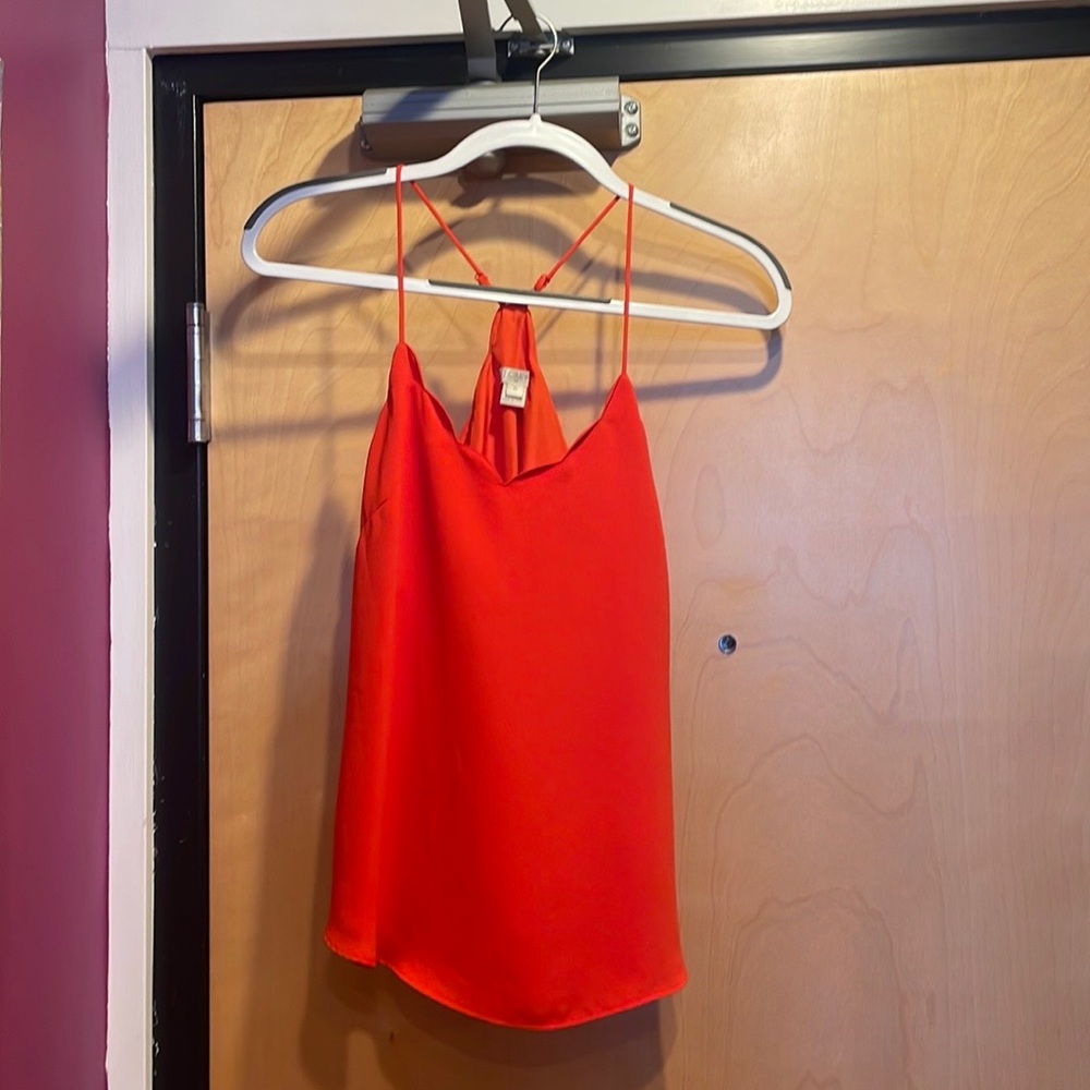 Silky racer back tank top